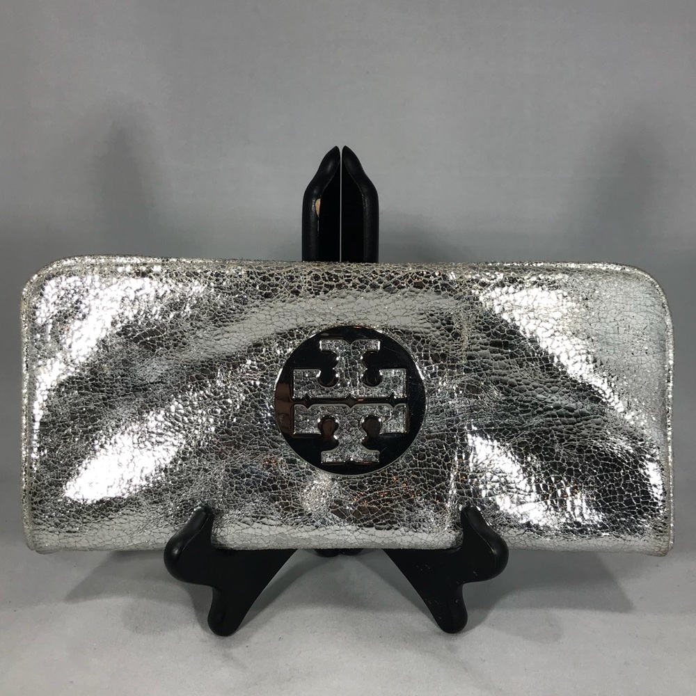 Tory Burch Silver wallet